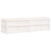 vidaXL plantekasse 180x50x50 cm massivt fyrretr&aelig; hvid