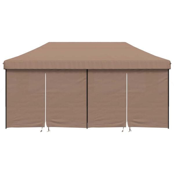 vidaXL Party Tent Brun 292 x 580 x 315 cm Oxford stof