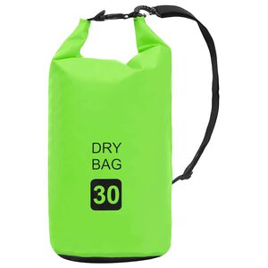 vidaXL vandt&aelig;t t&oslash;rpose 30 l PVC gr&oslash;n