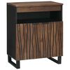 vidaXL Sideboard med skuffe Brun 60 x 33 x 75 cm Massivt mangotr&aelig;