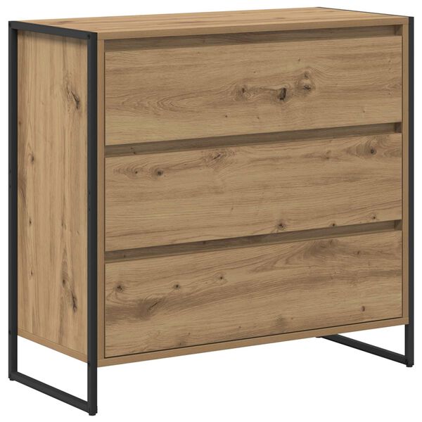 vidaXL Sideboard Artisan eg 79 x 36 x 75.5 cm Konstrueret tr&aelig;