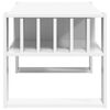 vidaXL Sofabord Hvid 92 x 49,5 x 45 cm Konstrueret tr&aelig;