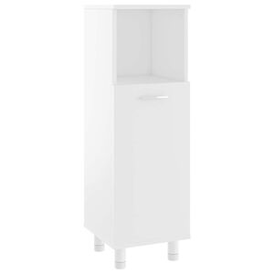 vidaXL badev&aelig;relsesskab 30x30x95 cm konstrueret tr&aelig; hvid
