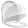 vidaXL Toilet s&aelig;de Indstillelig Hvid 48 x 36,5 x 4,5 cm Polypropylen