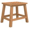 vidaXL skammel 29x22,5x25,5 cm massivt valn&oslash;ddetr&aelig;