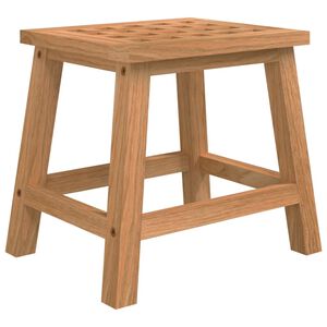 vidaXL skammel 29x22,5x25,5 cm massivt valn&oslash;ddetr&aelig;