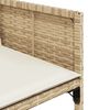 vidaXL spisebordss&aelig;t til haven 11 dele med hynder polyrattan beige