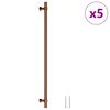 vidaXL skabsh&aring;ndtag 5 stk. 320 mm rustfrit st&aring;l bronzefarvet