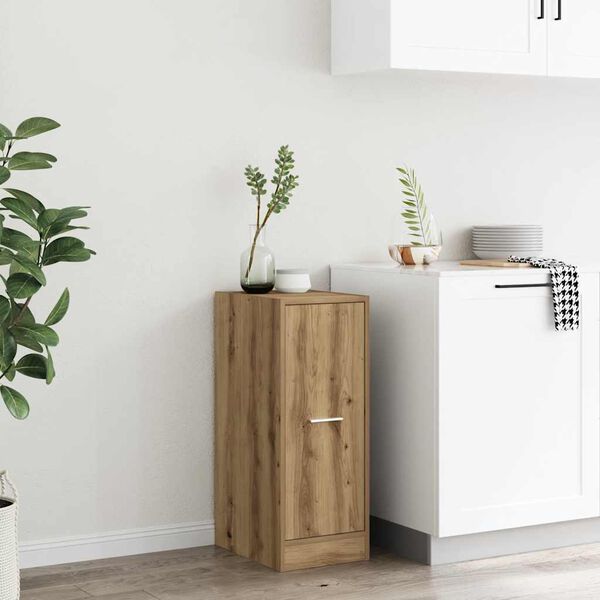 vidaXL apotekerskab 30x41x77,5 cm konstrueret tr&aelig; egetr&aelig;sfarve