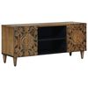 vidaXL TV-skab med opbevaring Brun 105 x 33,5 x 46 cm Massivt mangotr&aelig;