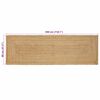 vidaXL Omr&aring;de t&aelig;ppe Beige 80 x 300 cm Jute