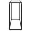 vidaXL konsolbord 100x35x75 cm hærdet glas hvid