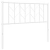 vidaXL udskiftningsgavl 107 cm metal hvid