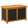 vidaXL Have Opbevaringskasse 185 L Massivt Akacietr&aelig; 90 x 50 x 56 cm