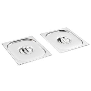 vidaXL Bradepandel&aring;g til GN 1/2 rustfrit st&aring;l 2 stk.