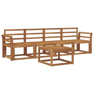 vidaXL Udend&oslash;rs sofagruppe 5 pcs Naturfarvet