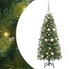 vidaXL Kunstigt juletr&aelig; med 150 LED'er Gr&oslash;n 120 cm PE og PVC