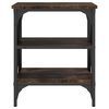 vidaXL sideborde 2 stk. 40x42x50 cm konstrueret træ røget egetræsfarve