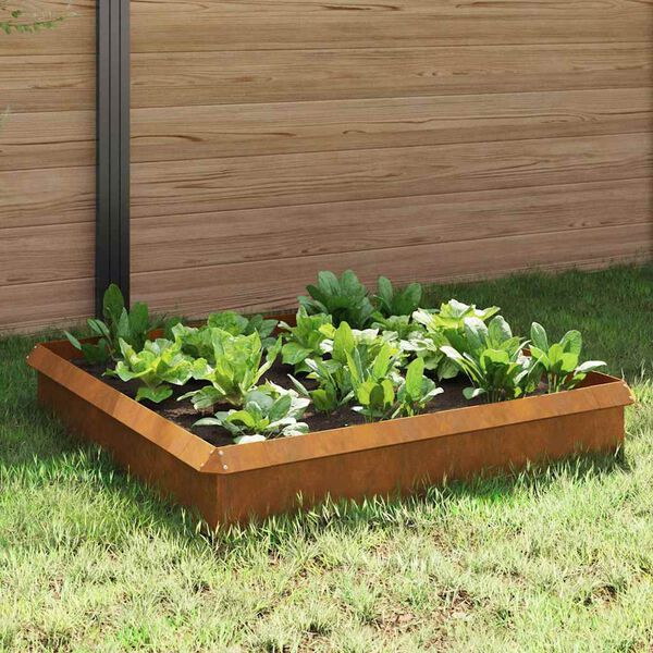 vidaXL Sneglehegn 8 pcs Rusten Cortenstål