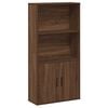 vidaXL bogreol 60x24x120 cm konstrueret tr&aelig; brun egetr&aelig;sfarve