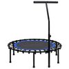 vidaXL fitnesstrampolin med h&aring;ndtag 102 cm
