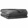 vidaXL V&aelig;gtet t&aelig;ppe Antracit 155 x 220 cm 11 kg 100% Bomuld 205T
