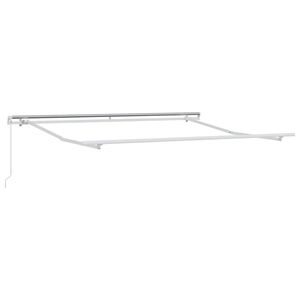 vidaXL Markiseramme Hvid 350 x 250 cm Aluminium