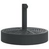 vidaXL parasolfod til &Oslash;38/48 mm st&aelig;nger 25 kg rund