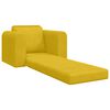 vidaXL Sovesofa Gul 98 x 71 x 83 cm Fl&oslash;jl