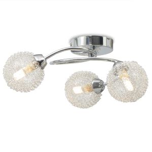 vidaXL loftslampe med 3 LED-p&aelig;rer G9 120 W