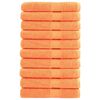 vidaXL saunah&aring;ndkl&aelig;der SOLUND 10 stk. Premium 80x200 cm 600g/m2 orange