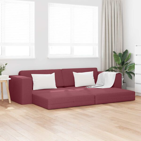 vidaXL Sovesofa 200cm Vinr&oslash;d Stof