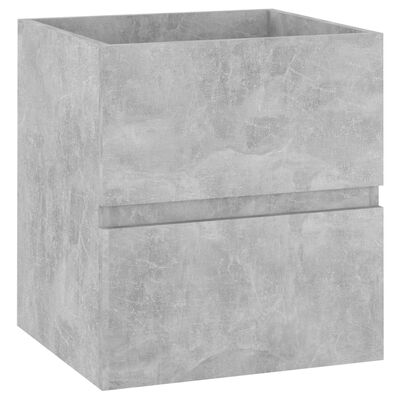 vidaXL vaskeskab 41x38,5x45 cm spånplade betongrå