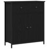 vidaXL Sideboard Sort eg 70 x 30 x 80 cm Konstrueret tr&aelig;