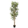 vidaXL kunstigt bambustr&aelig; 1104 blade 180 cm gr&oslash;n