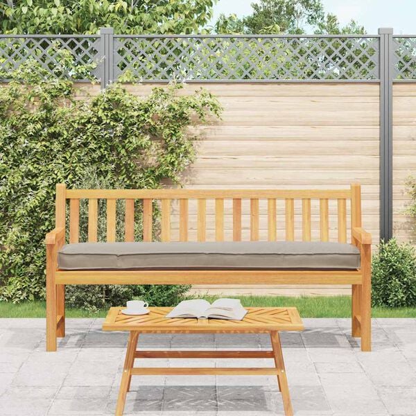 vidaXL Palle Pudes&aelig;t 2 pcs Gr&aring;brun 200 x 40 x 8 cm Oxford stof