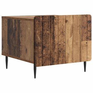 vidaXL Sofabord med skuffe Gammelt tr&aelig; 49 x 50 x 42 cm Konstrueret tr&aelig;