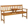 vidaXL Haveb&aelig;nk 158 x 55 x 89 cm Massivt Akacietr&aelig; Naturfarvet