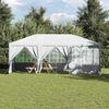 vidaXL Party Tent Hvid 600 x 400 x 266 cm Polyethylen