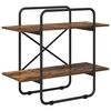 vidaXL Bogreol 2 niveauer 80 x 35 x 70 cm PB R&oslash;get eg