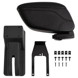 vidaXL arml&aelig;n til bil 12x29x(32-46) cm ABS sort