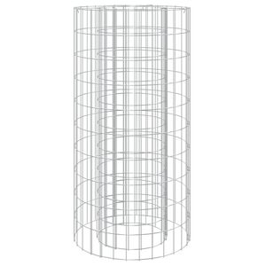 vidaXL gabion-bålkurv Ø 50 cm galvaniseret jern