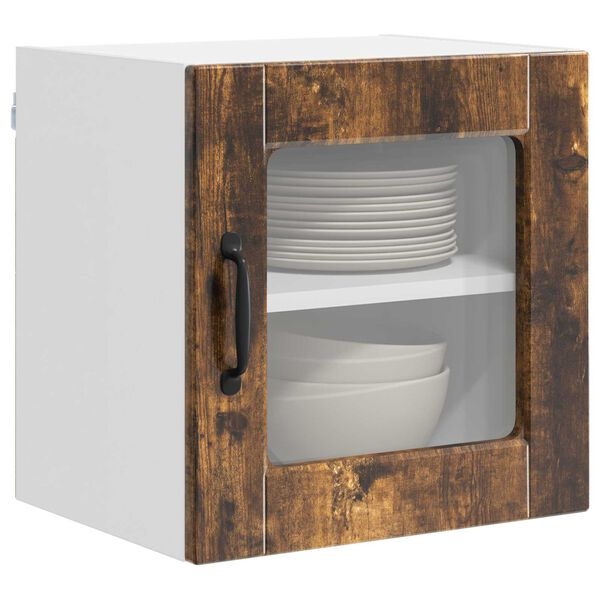 vidaXL K&oslash;kkenskab 2 pcs R&oslash;get eg 40 x 31 x 40 cm Konstrueret tr&aelig;