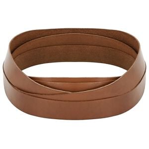 vidaXL L&aelig;derrem Brun 200 x 3 cm L&aelig;der