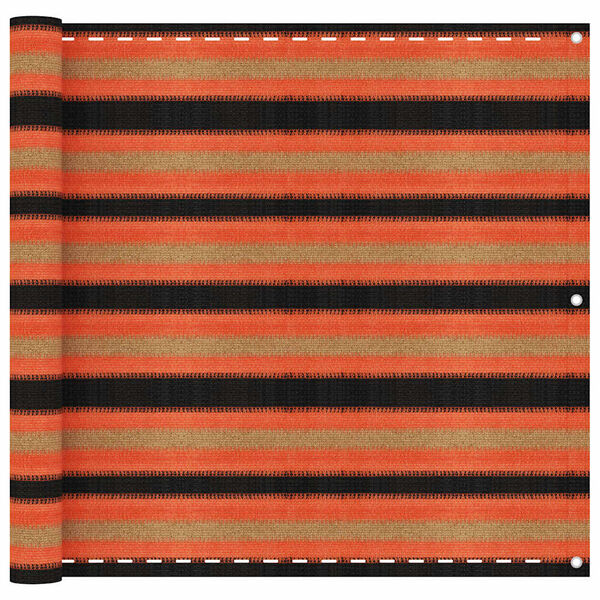 vidaXL altanafsk&aelig;rmning 90x500 cm HDPE flerfarvet