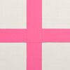 vidaXL oppustelig gymnastikm&aring;tte m. pumpe 300x100x15 cm PVC pink