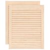 vidaXL skabsl&aring;ger 2 stk. 61,5x49,4 cm lameldesign massivt fyrretr&aelig;
