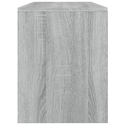 vidaXL skammel til makeupbord 70x35x45 cm konstrueret træ grå sonoma