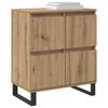 vidaXL Sideboard 2 pcs Artisan Egetr&aelig; 60 x 35 x 70 cm