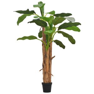 vidaXL kunstig bananplante med krukke 250 cm gr&oslash;n
